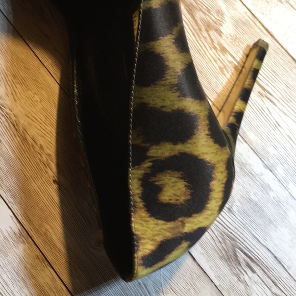 Rupert Sanderson shoes leopard print heels size 39 - Picture 15 of 16